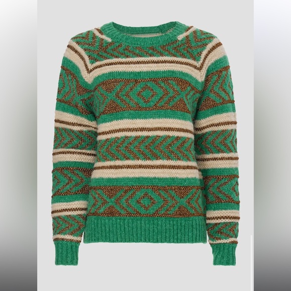 Scotch & Soda Metallic Fair Isle Sweater, RTR - Picture 5 of 9